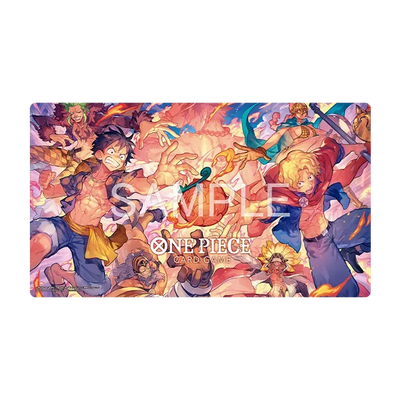 One Piece Card Game Official Playmat & Card Set - Flame-Flame Fruit Battle Edition - Detail 1