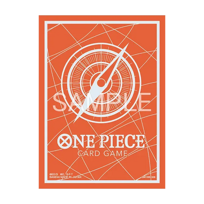 One Piece Card Game Limited Card Sleeves - Standard Orange Silver - Additional Product View