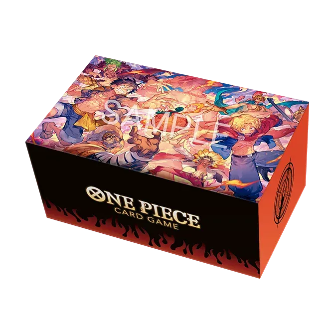 One Piece Card Game Official Storage Box - Flame-Flame Fruit Battle Edition - Product View