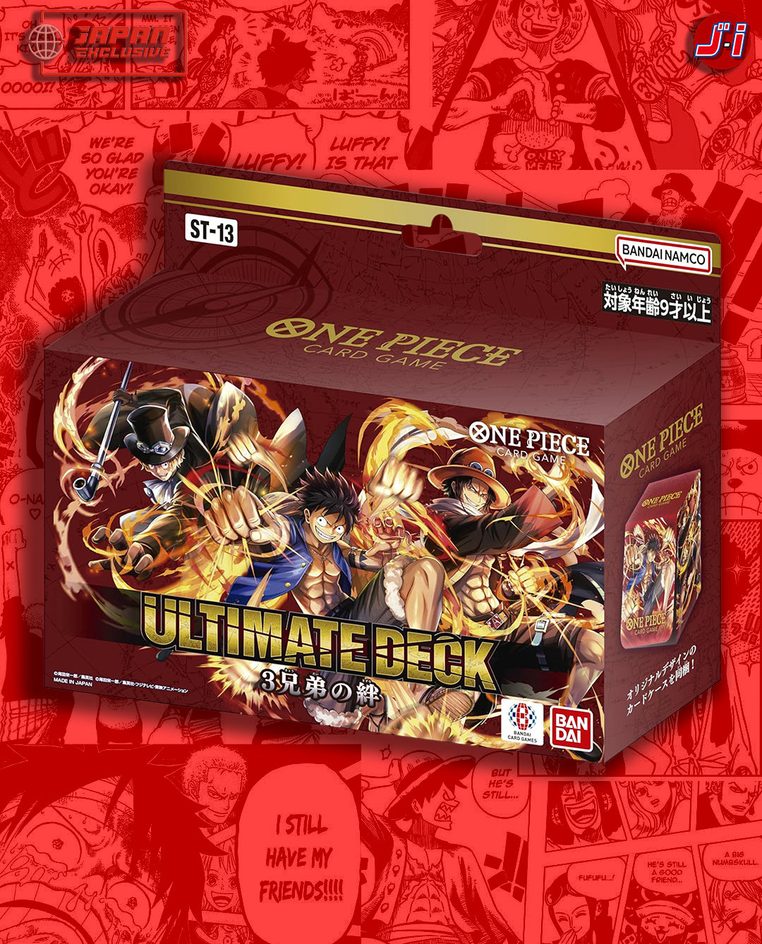 ONE PIECE CARD GAME ULTIMATE STARTER DECK - THE THREE BROTHERS