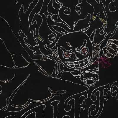 One Piece Egghead Edition x Daimaru Matsuzakaya Ver.2.0 - Line-Embroidered Sweatshirt Luffy , official product view 3