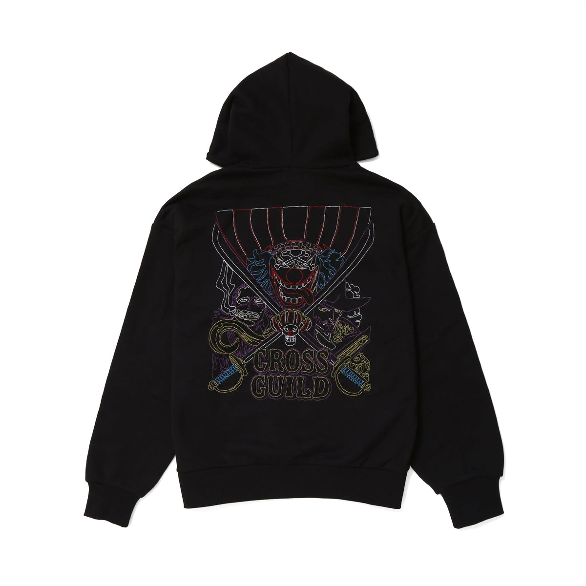 One Piece Egghead Edition x Daimaru Matsuzakaya Ver.2.0 - Line-Embroidered Sweatshirt Cross Guild , official product view 1