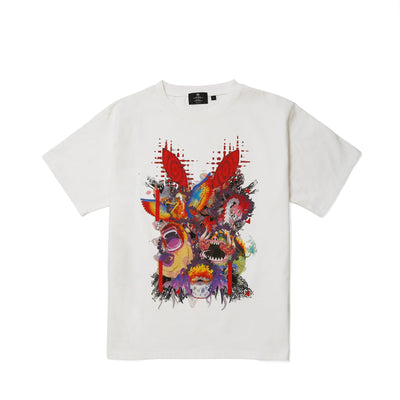 One Piece Egghead Edition x Daimaru Matsuzakaya Ver.2.0 - Five Elders T-Shirt ver.2.0 White , official product view 1