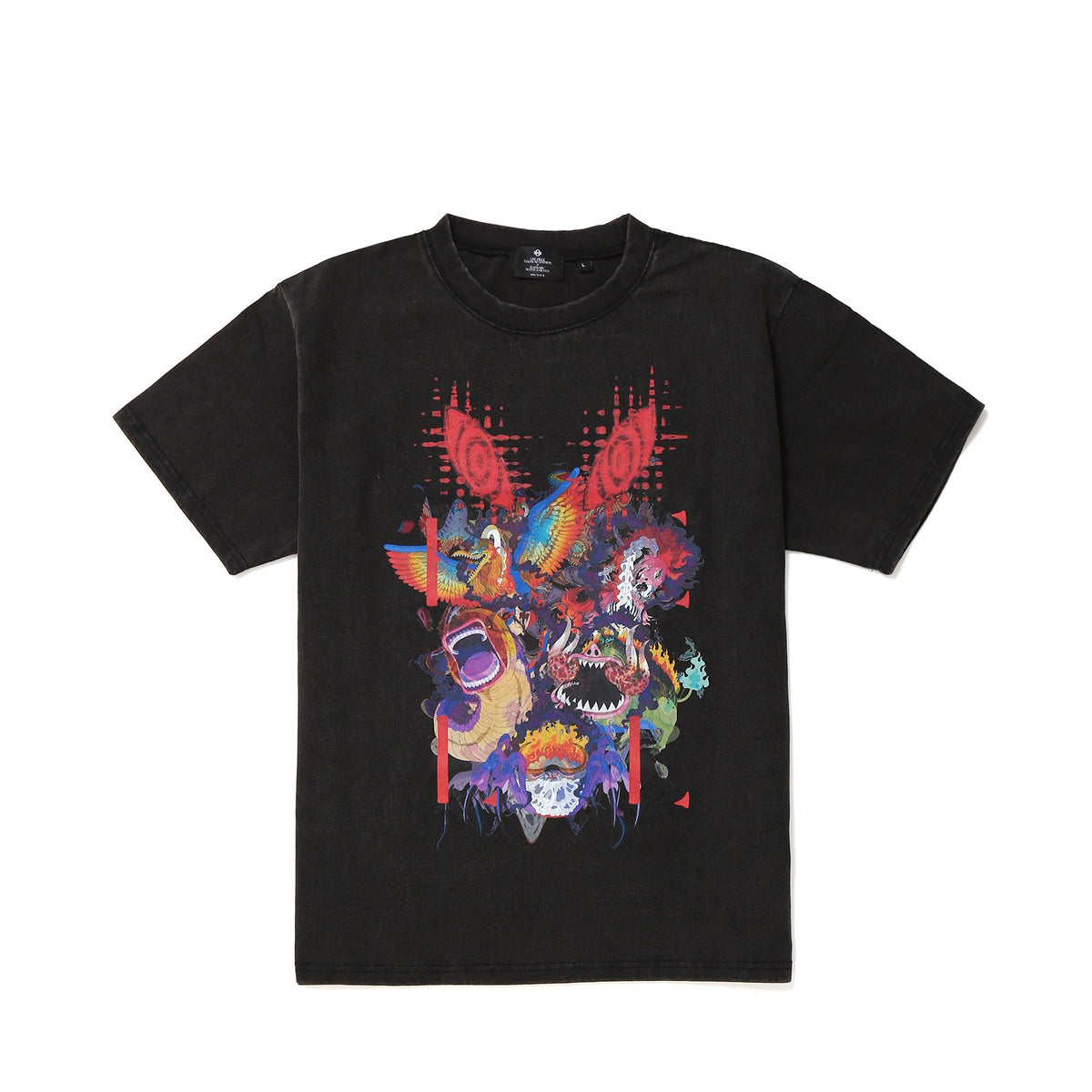 One Piece Egghead Edition x Daimaru Matsuzakaya Ver.2.0 - Five Elders T-Shirt ver.2.0 Black , official product view 1