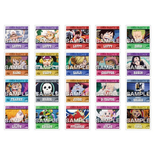 One Piece Egghead Sticker Collection Vol.2 with Gum - Box (20 Packs ...