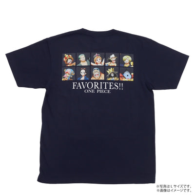 One Piece Favorites!! 14th anniversary Straw Hat Crew T-shirt, official product visual 1