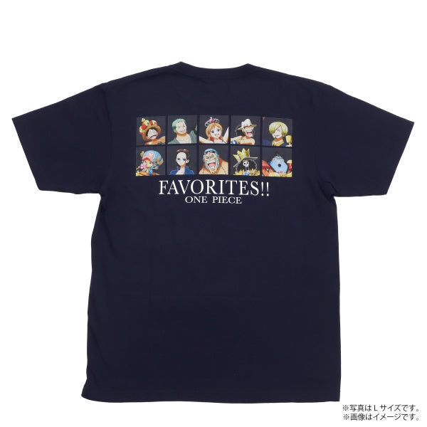 One Piece Favorites!! 14th anniversary Straw Hat Crew T-shirt, official product visual 1