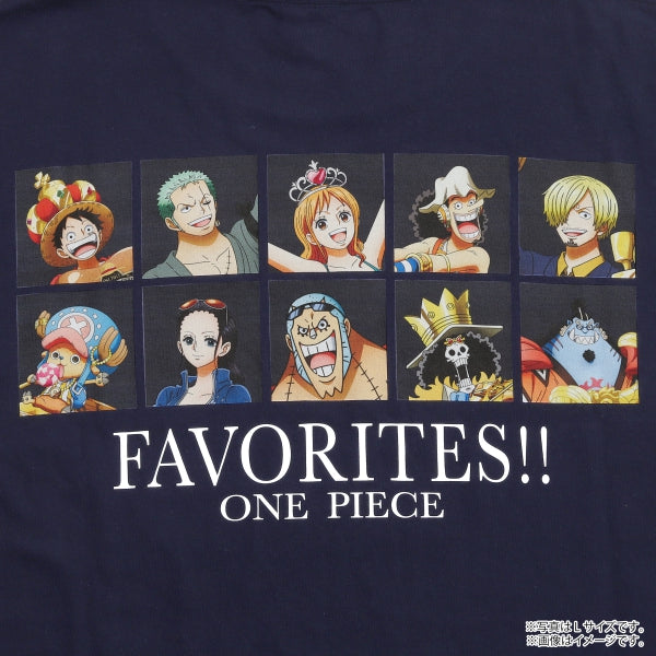 One Piece Favorites!! 14th anniversary Straw Hat Crew T-shirt, official product visual 3