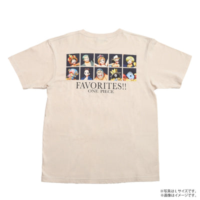 One Piece Favorites!! 14th anniversary Straw Hat Crew T-shirt, official product visual 5