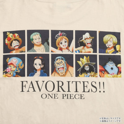 One Piece Favorites!! 14th anniversary Straw Hat Crew T-shirt, official product visual 7