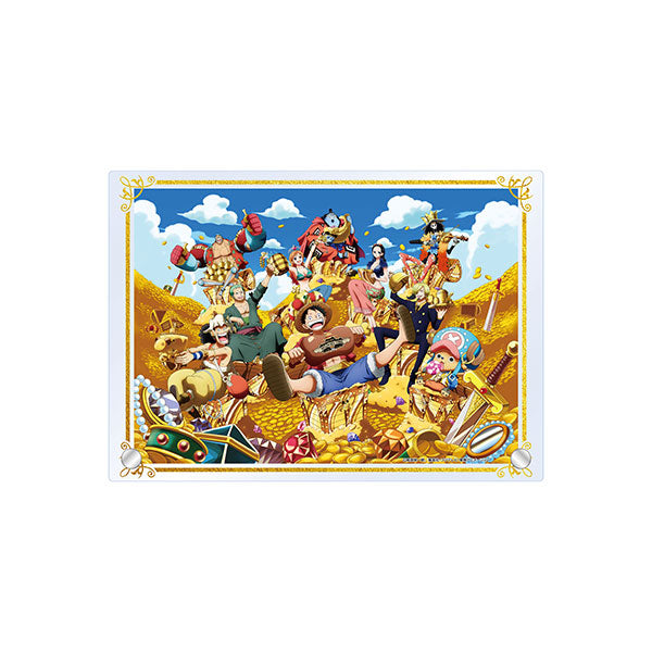 One Piece Favorites!! 14th anniversary Foil Acrylic Art Panel, official product visual 1