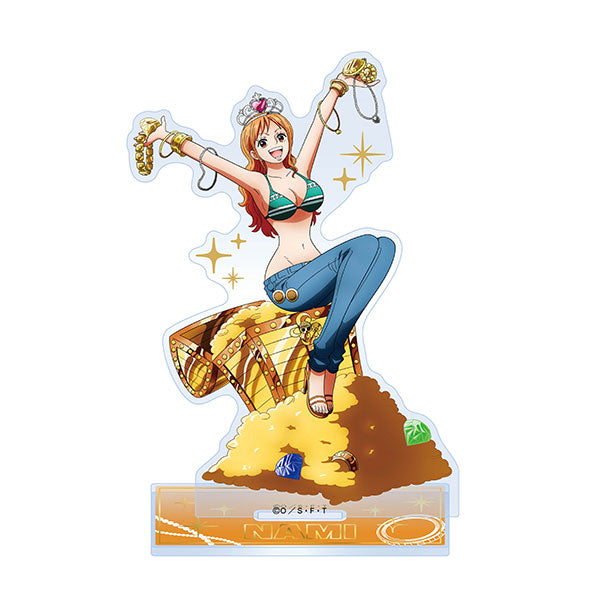 One Piece Favorites!! 14th anniversary Foil Acrylic Stands, official product visual 6