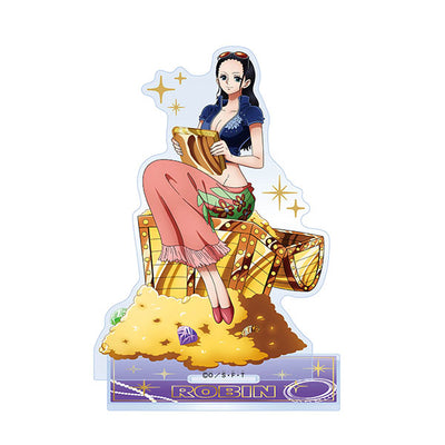 One Piece Favorites!! 14th anniversary Foil Acrylic Stands, official product visual 14