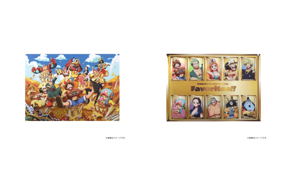 One Piece Favorites!! 14th anniversary Metallic Clear Files, official product visual 1