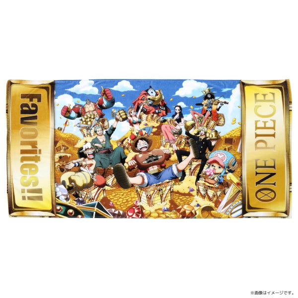 One Piece Favorites!! 14th anniversary Treasure Bath Towel, official product visual 2