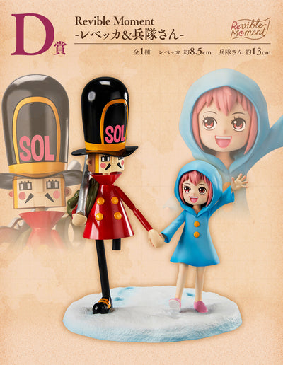 One Piece Figure Ichiban Kuji Emotional Stories 2 Prize D Revible Moment - Rebecca & Soldier