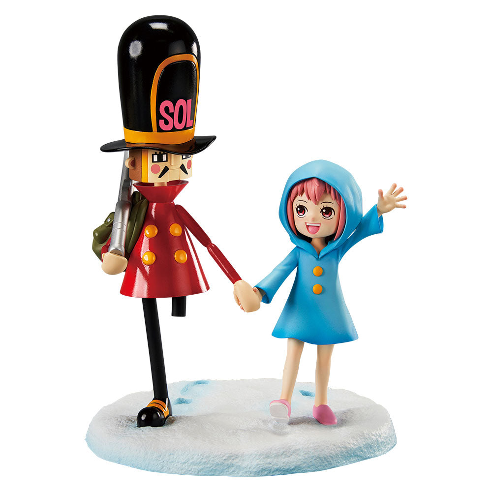 ONE PIECE FIGURE ICHIBAN KUJI EMOTIONAL STORIES 2 PRIZE D REVIBLE MOMENT - REBECCA & SOLDIER