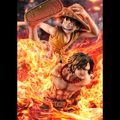 ONE PIECE FIGURE PORTRAIT.OF.PIRATES “NEO-MAXIMUM” Luffy & Ace -Brotherly Bonds- 20th LIMITED Ver.