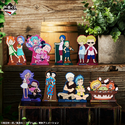 One Piece Ichiban Kuji Emotional Stories 2 Prize I Revible Moment - Rubber Stand Collection Full Set 8 Pcs