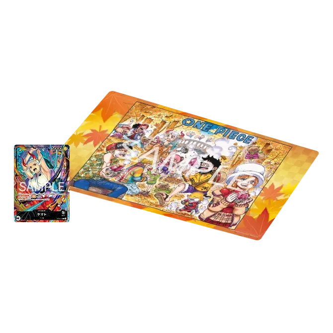 One Piece Official Playmat Limited Edition Vol.6 with included Yamato OP16-079 Leader card