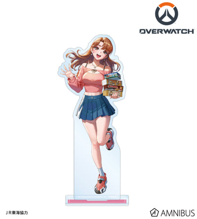 Overwatch 2 D.Va Travel Ver. BIG Acrylic Stand - official product view 1