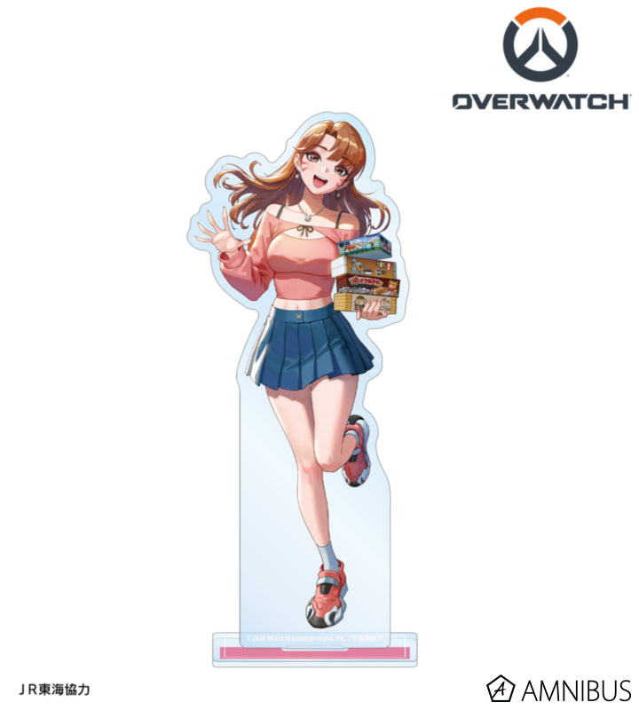 Overwatch 2 D.Va Travel Ver. BIG Acrylic Stand - official product view 1