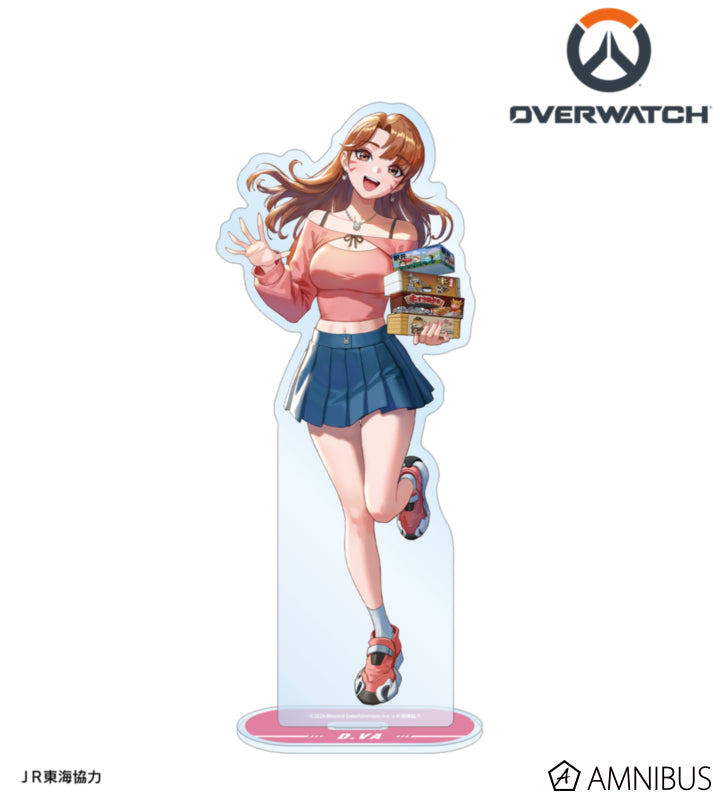 Overwatch 2 D.Va Travel Ver. Extra-Large Acrylic Stand - official product view 1