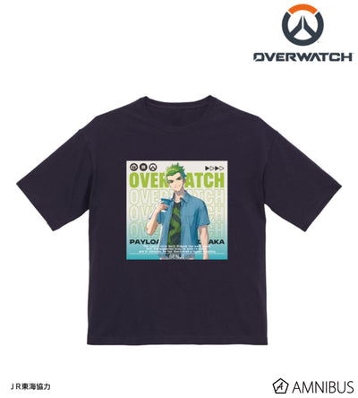 Overwatch 2 Genji Travel Ver. BIG Silhouette T-Shirt - official product view 1