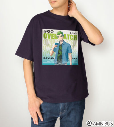 Overwatch 2 Genji Travel Ver. BIG Silhouette T-Shirt - official product view 3