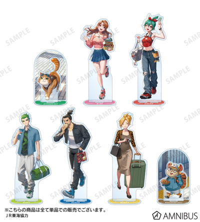 Overwatch 2 Genji Travel Ver. Extra-Large Acrylic Stand - official product view 3