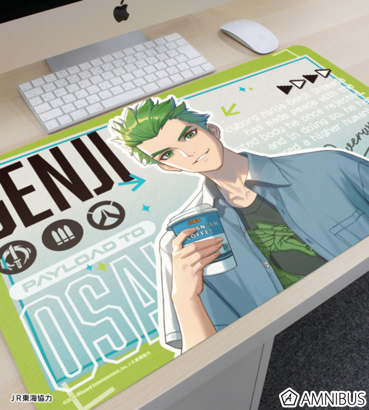 Overwatch 2 Genji Travel Ver. Multi Desk Mat - official product view 2
