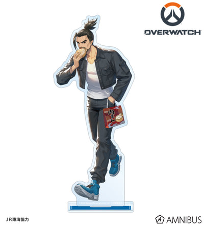 Overwatch 2 Hanzo Travel Ver. BIG Acrylic Stand - official product view 1