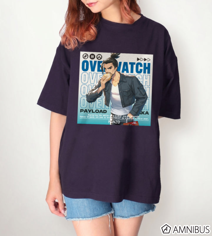 Overwatch 2 Hanzo Travel Ver. BIG Silhouette T-Shirt - official product view 4