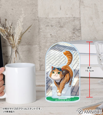 Overwatch 2 Jetpack Cat Travel Ver. Extra-Large Acrylic Stand - official product view 4