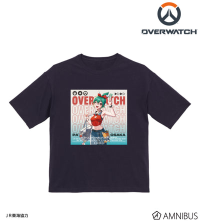 Overwatch 2 Kiriko Travel Ver. BIG Silhouette T-Shirt - official product view 1