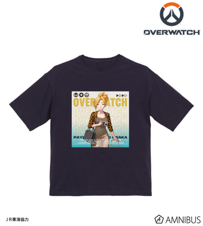 Overwatch 2 Mercy Travel Ver. BIG Silhouette T-Shirt - official product view 1