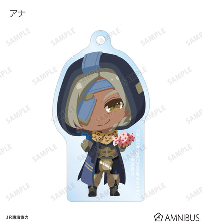 Overwatch 2 Osaka Ver. Chibi Trading Acrylic Keychains Complete Set Of 15 Types - official product view 3