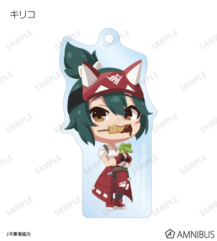 Overwatch 2 Osaka Ver. Chibi Trading Acrylic Keychains Complete Set Of 15 Types - official product view 5
