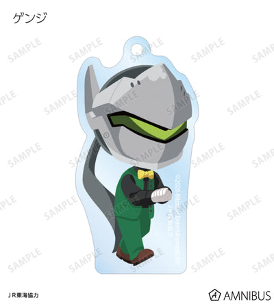 Overwatch 2 Osaka Ver. Chibi Trading Acrylic Keychains Complete Set Of 15 Types - official product view 6