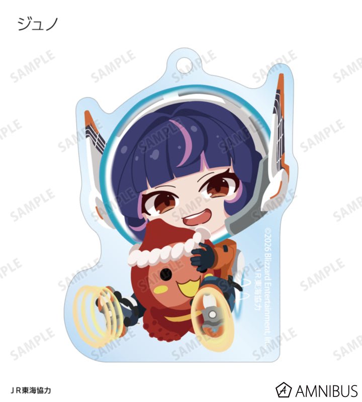 Overwatch 2 Osaka Ver. Chibi Trading Acrylic Keychains Complete Set Of 15 Types - official product view 7