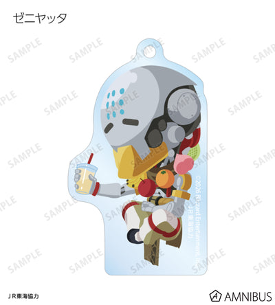Overwatch 2 Osaka Ver. Chibi Trading Acrylic Keychains Complete Set Of 15 Types - official product view 8