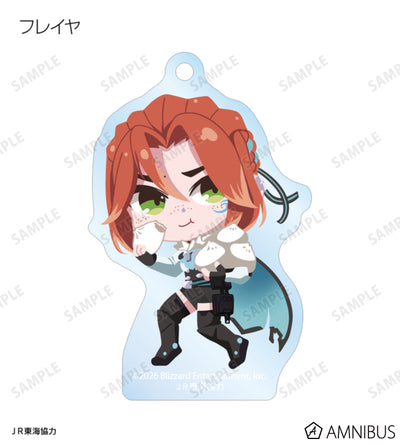 Overwatch 2 Osaka Ver. Chibi Trading Acrylic Keychains Complete Set Of 15 Types - official product view 12