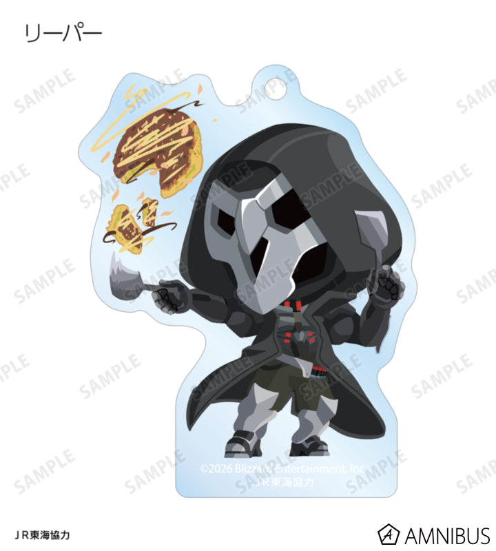 Overwatch 2 Osaka Ver. Chibi Trading Acrylic Keychains Complete Set Of 15 Types - official product view 15