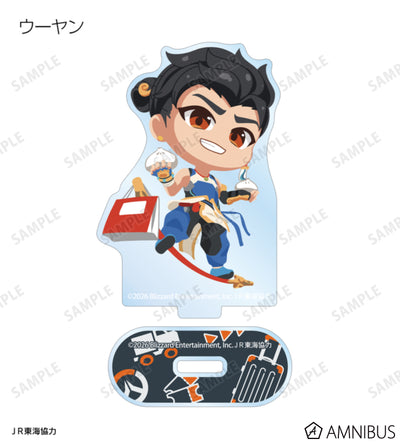 Overwatch 2 Osaka Ver. Chibi Trading Acrylic Stands Complete Set Of 15 Types - official product view 4