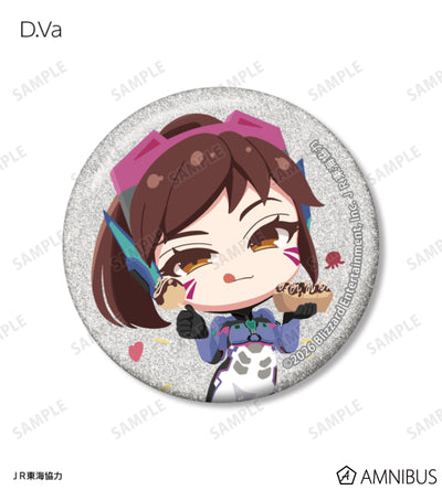Overwatch 2 Osaka Ver. Chibi Trading Glitter Can Badges Complete Set Of 15 Types - official product view 2
