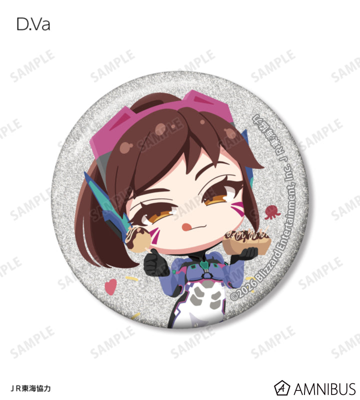 Overwatch 2 Osaka Ver. Chibi Trading Glitter Can Badges Complete Set Of 15 Types - official product view 2