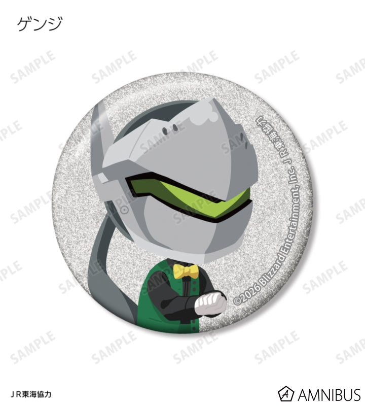 Overwatch 2 Osaka Ver. Chibi Trading Glitter Can Badges Complete Set Of 15 Types - official product view 6