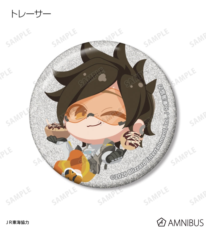 Overwatch 2 Osaka Ver. Chibi Trading Glitter Can Badges Complete Set Of 15 Types - official product view 9