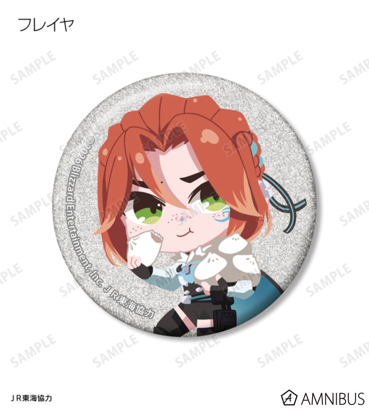 Overwatch 2 Osaka Ver. Chibi Trading Glitter Can Badges Complete Set Of 15 Types - official product view 12
