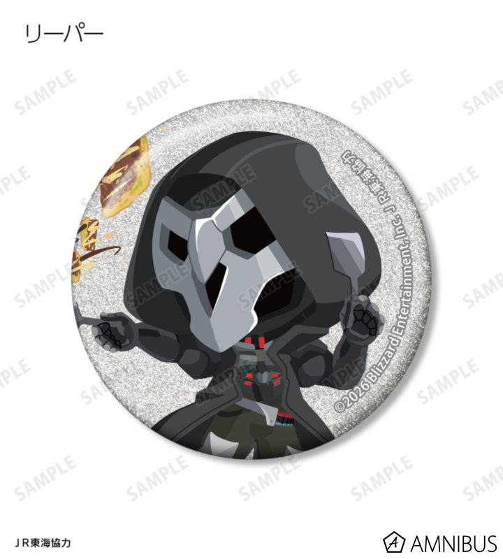 Overwatch 2 Osaka Ver. Chibi Trading Glitter Can Badges Complete Set Of 15 Types - official product view 15
